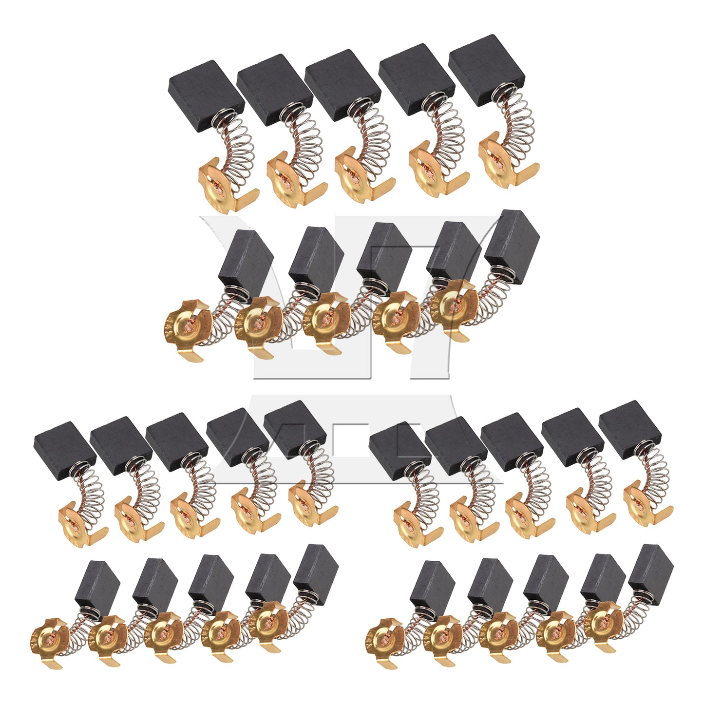 BQLZR 17 x 17 x 7mm Angle Grinder Carbon Motor Brushes Repair Spare Replacement 10pcs