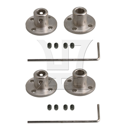 BQLZR 6-10mm Rigid Flange Coupling Motor Guide Connector Set with Screw