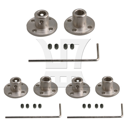 BQLZR 6-10mm Rigid Flange Coupling Motor Guide Connector Set with Screw
