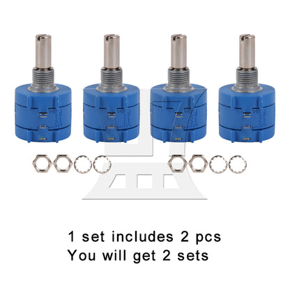 BQLZR 3590S-2-103L 10K Ohm 10-Turn Rotary Wire Wound Precision Potentiometer Pot