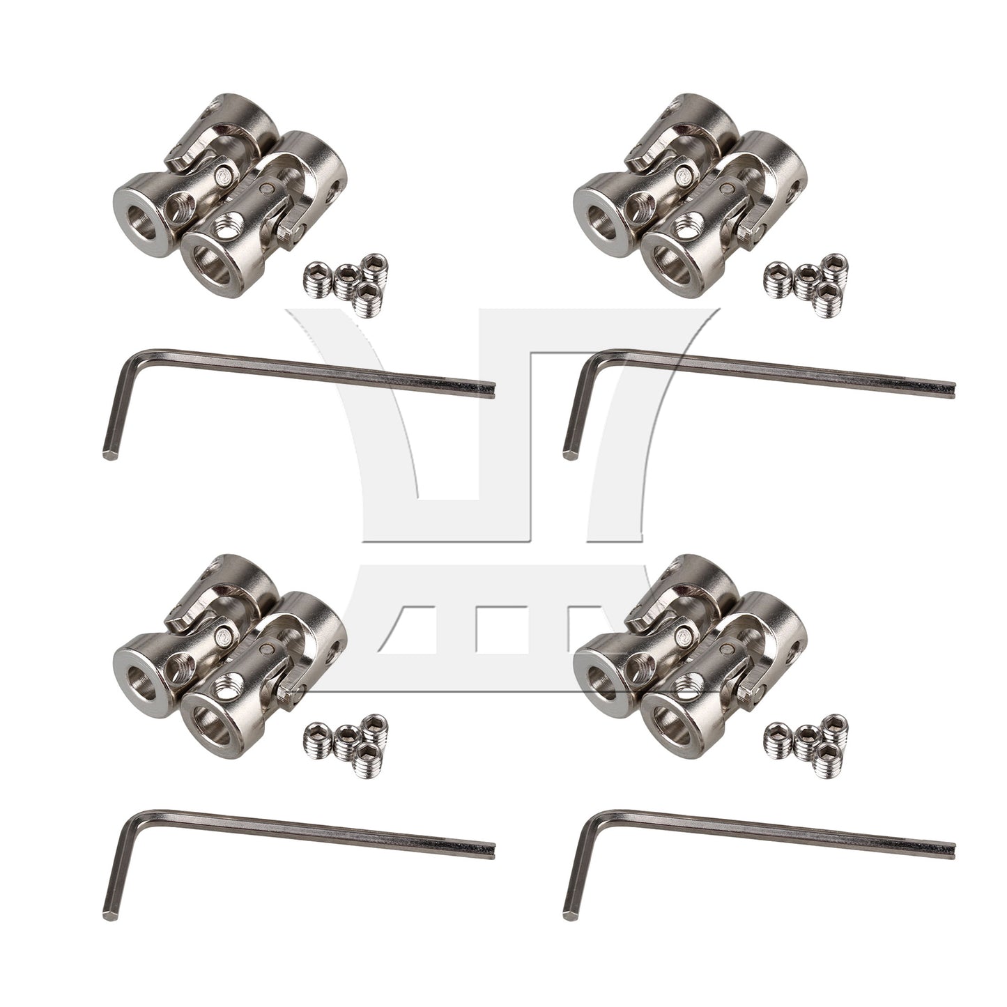 BQLZR Rigid Flange Coupling Motor Guide Shaft Coupler Motor Connector 8mm