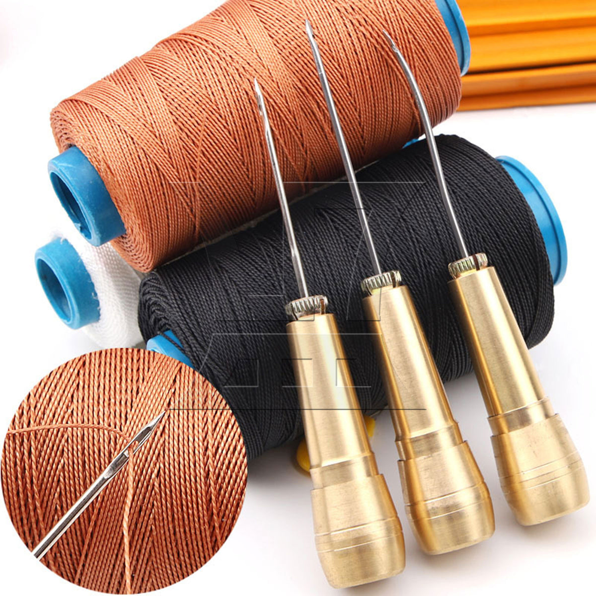 BQLZR 2 sets of copper cone tool sets (5 pieces per set)
