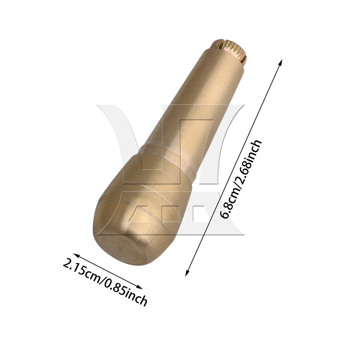 BQLZR 2 sets of copper cone tool sets (5 pieces per set)