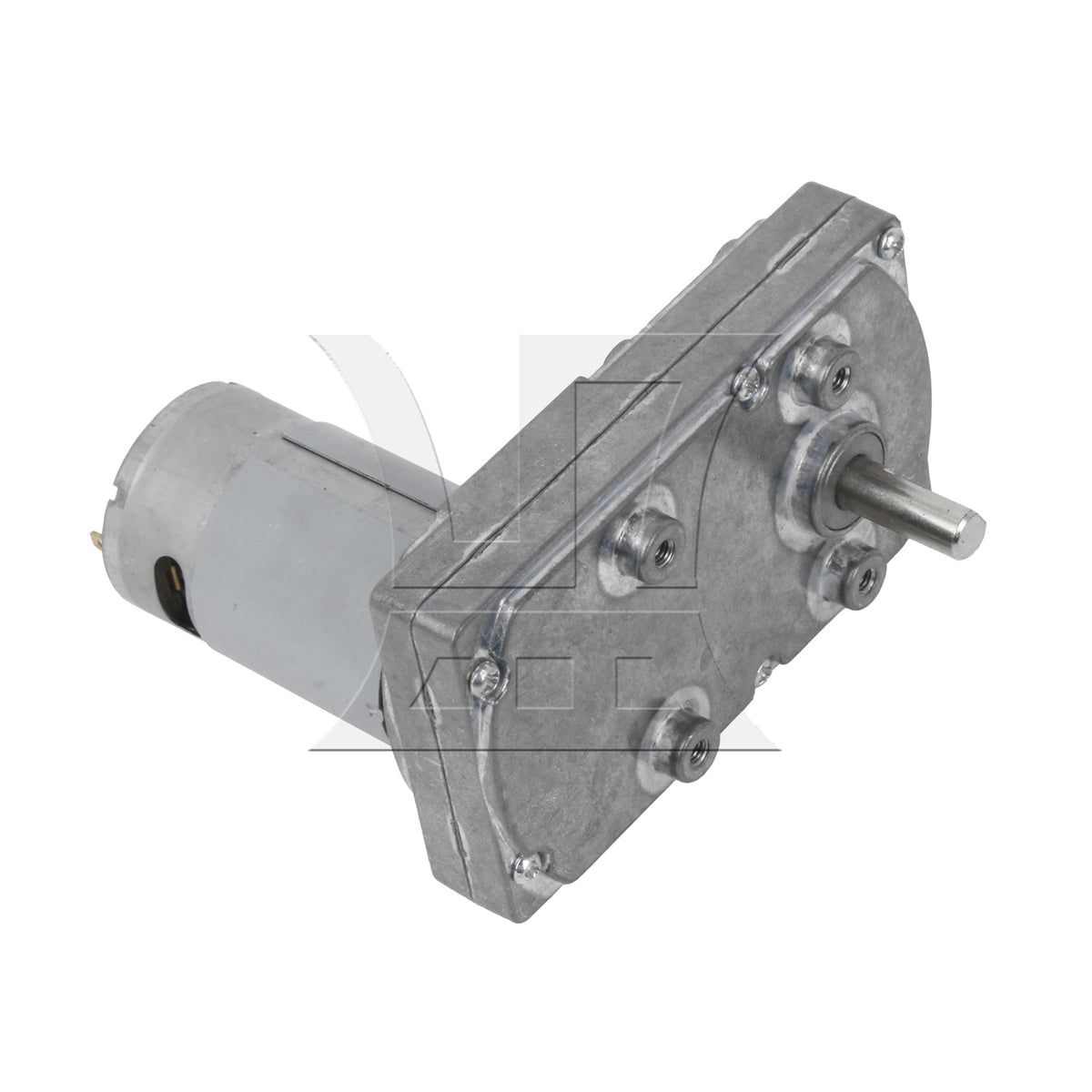 BQLZR 2pcs Square 8mm D Shaft High Torque Motor for Remote Control Curtains 34RPM 12V Silver