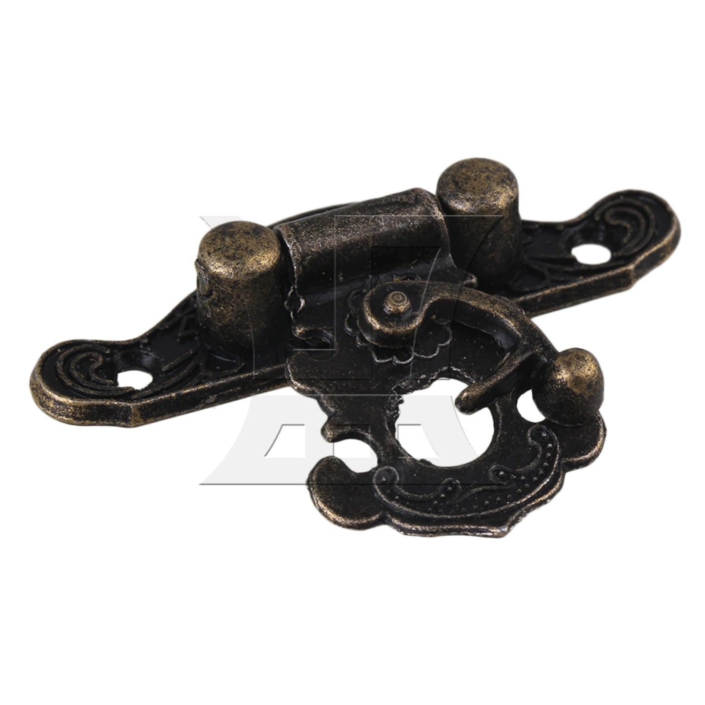 BQLZR 20 x BQLZR Bronze 28x23mm Vintage Style Small Wooden Box Hasp Lock Latch