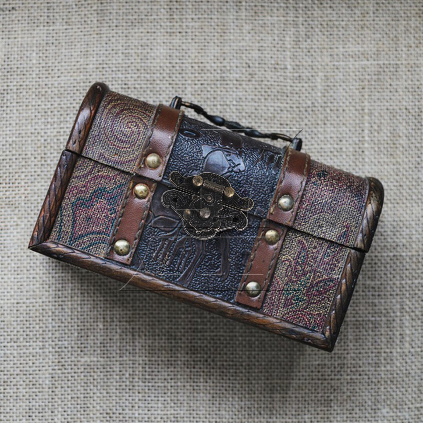 BQLZR 20 x BQLZR Bronze 28x23mm Vintage Style Small Wooden Box Hasp Lock Latch