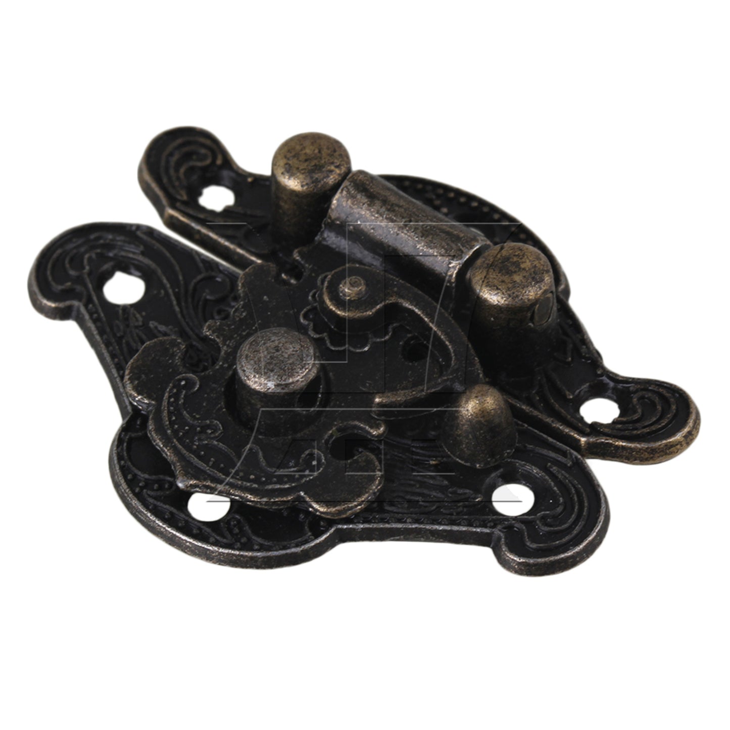 BQLZR 20 x BQLZR Bronze 28x23mm Vintage Style Small Wooden Box Hasp Lock Latch