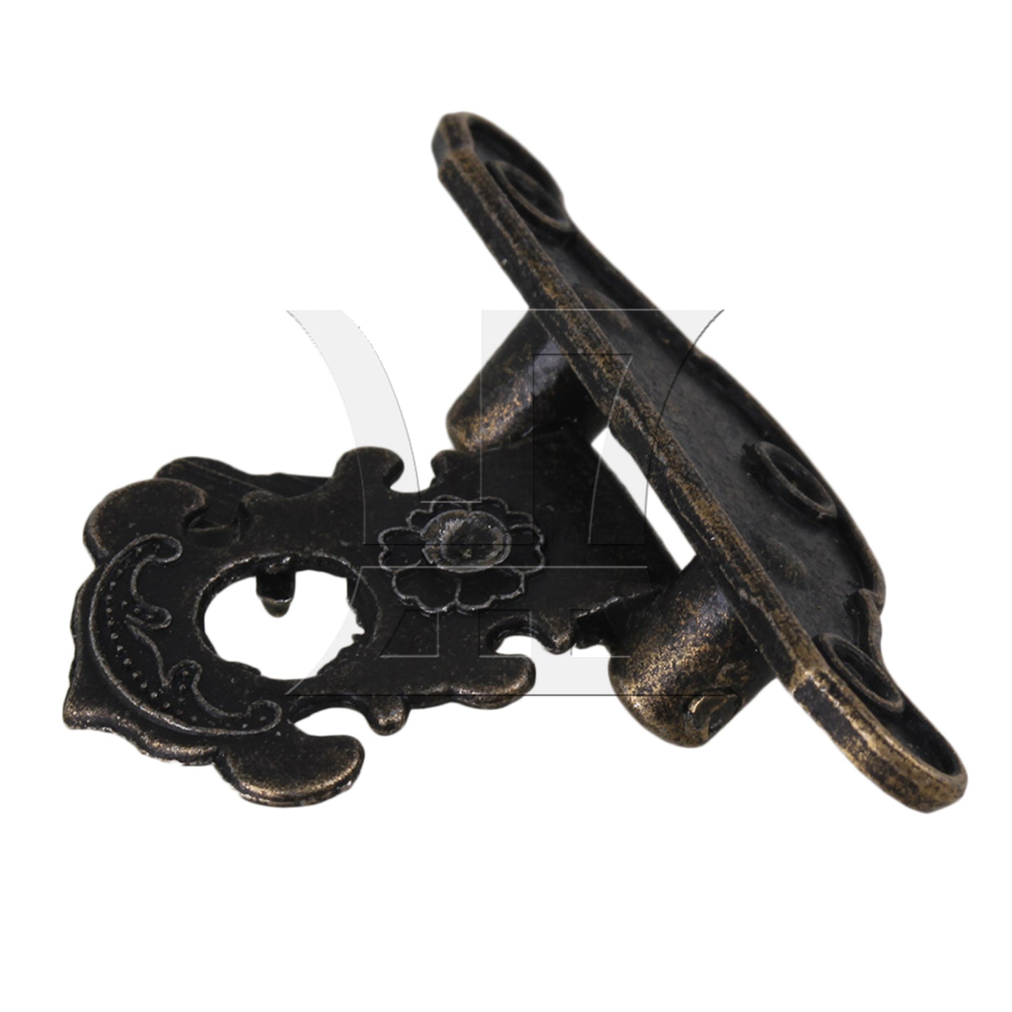 BQLZR  BQLZR Bronze 28x23mm Vintage Style Small Wooden Box Hasp Lock Latch