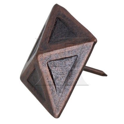 BQLZR Red Bronze Furniture Decorative Nails Upholstery Tacks Square Studs
