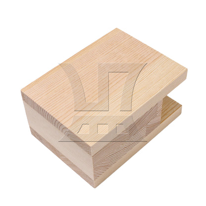 BQLZR 4cm Groove Wood Cube Furniture Lifter Bed Sofa Table Riser Height 5cm