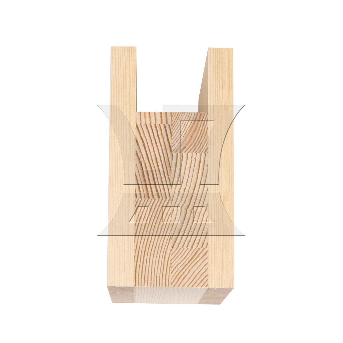 BQLZR 4cm Groove Wood Cube Furniture Lifter Bed Sofa Table Riser Height 5cm