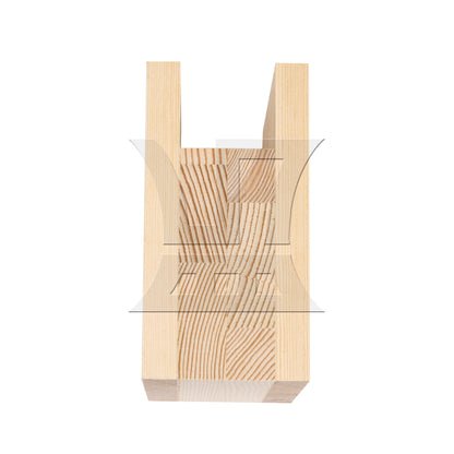 BQLZR 4cm Groove Wood Cube Furniture Lifter Bed Sofa Table Riser Height 5cm