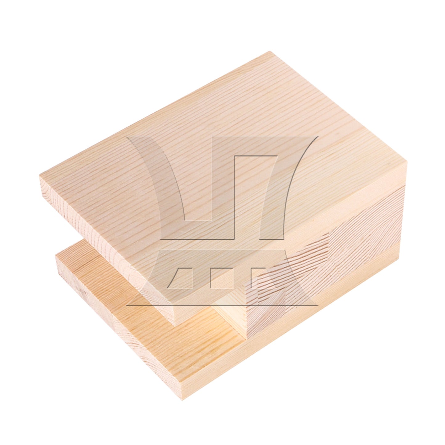 BQLZR 4cm Groove Wood Cube Furniture Lifter Bed Sofa Table Riser Height 5cm