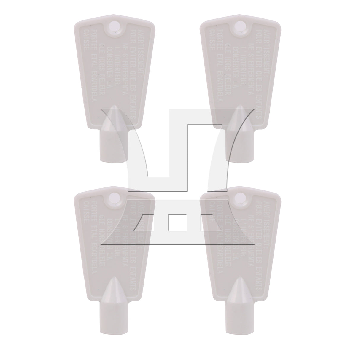 BQLZR White Refrigerator Door Key 297147700 Replacement for F113978