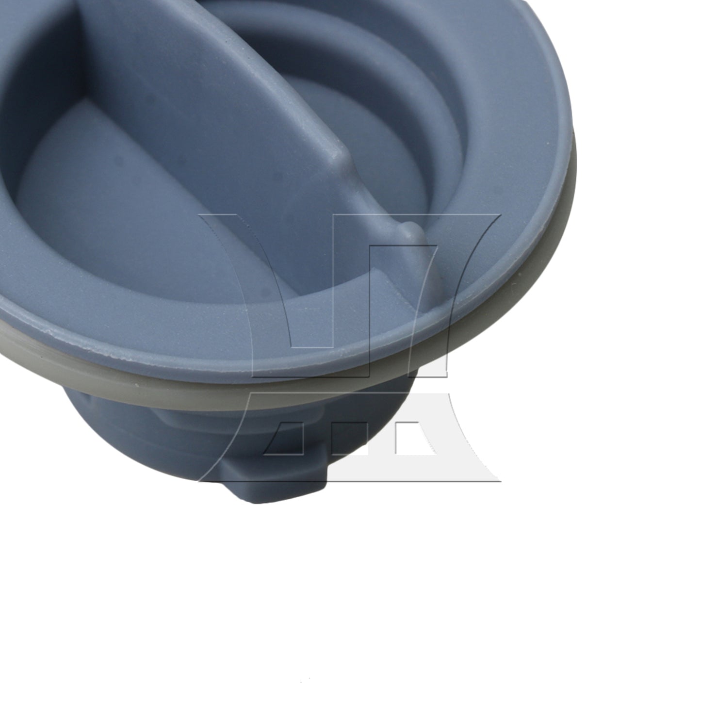 BQLZR 3.6x3.6x2.4cm Plastic Gray Dishwasher Dispenser Cap Rinse Aid Caps