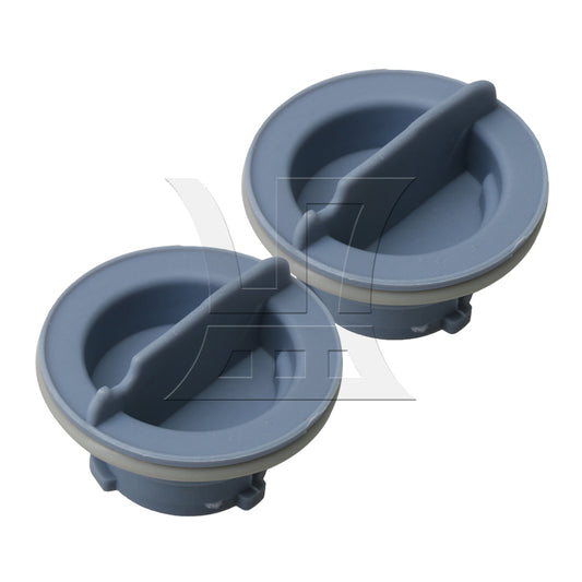 BQLZR 3.6x3.6x2.4cm Plastic Gray Dishwasher Dispenser Cap Rinse Aid Caps
