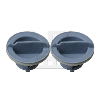 BQLZR 3.6x3.6x2.4cm Plastic Gray Dishwasher Dispenser Cap Rinse Aid Caps