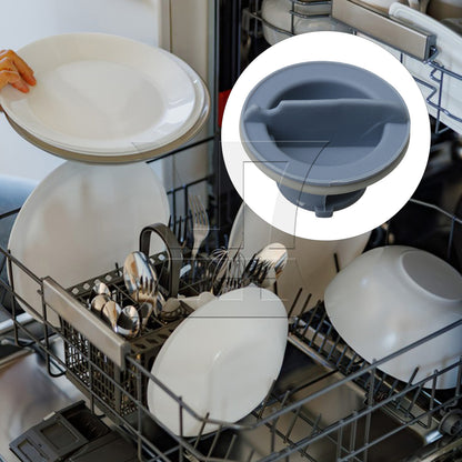 BQLZR 3.6x3.6x2.4cm Plastic Gray Dishwasher Dispenser Cap Rinse Aid Caps