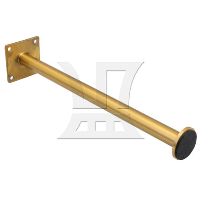 BQLZR 4pcs 6x30cm Sofa Cabinet Bed Round Metal Furniture Legs Feet Adjust 2cm Golden