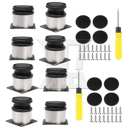 BQLZR Stainless Steel Furniture Legs
