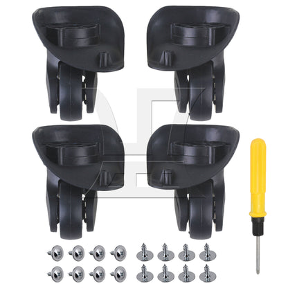 BQLZR Right W041-2S Luggage Wheels 3.62" Overall Height w/ Dual-purpose Screwdriver