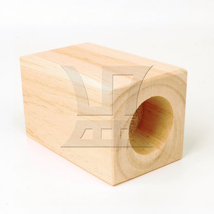 BQLZR  Round Hole Wooden Furniture Lifter Bed Table sofa Riser 10x5cm