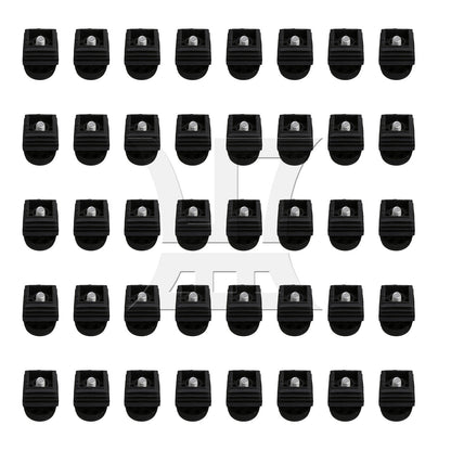 BQLZR M8 Female Thread 3x3cm Square Tube Insert End With Adjust Feet BQLZR