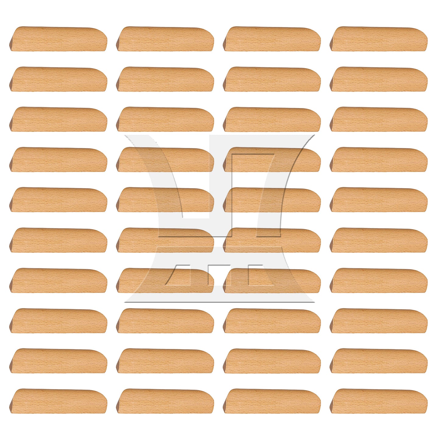 BQLZR 4.92" Wooden Drawer Handle Unfinished Furniture Pulls Handles with Screws