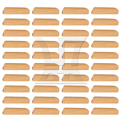 BQLZR 4.92" Wooden Drawer Handle Unfinished Furniture Pulls Handles with Screws