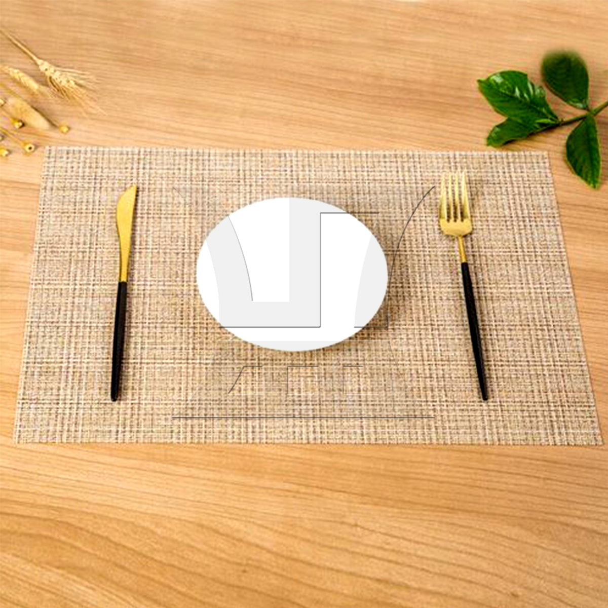 BQLZR 4 Pieces Brown Bamboo Slat Mats Kitchen Replacement Parts for Home Dining