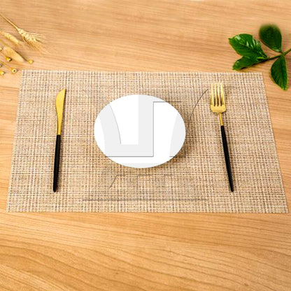 BQLZR 4 Pieces Brown Bamboo Slat Mats Kitchen Replacement Parts for Home Dining