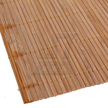 BQLZR 4 Pieces Brown Bamboo Slat Mats Kitchen Replacement Parts for Home Dining