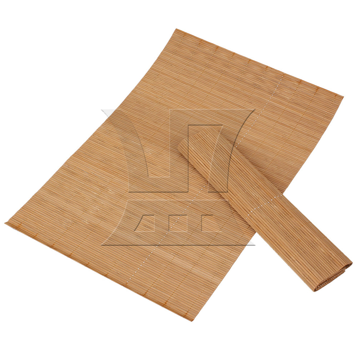 BQLZR 4 Pieces Brown Bamboo Slat Mats Kitchen Replacement Parts for Home Dining