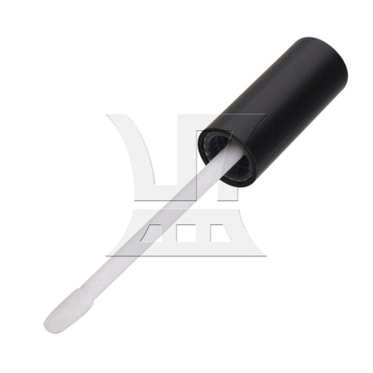 BQLZR Transparent Plastic 15ml Empty Lip Gloss Balm Soft Tube Black Cap