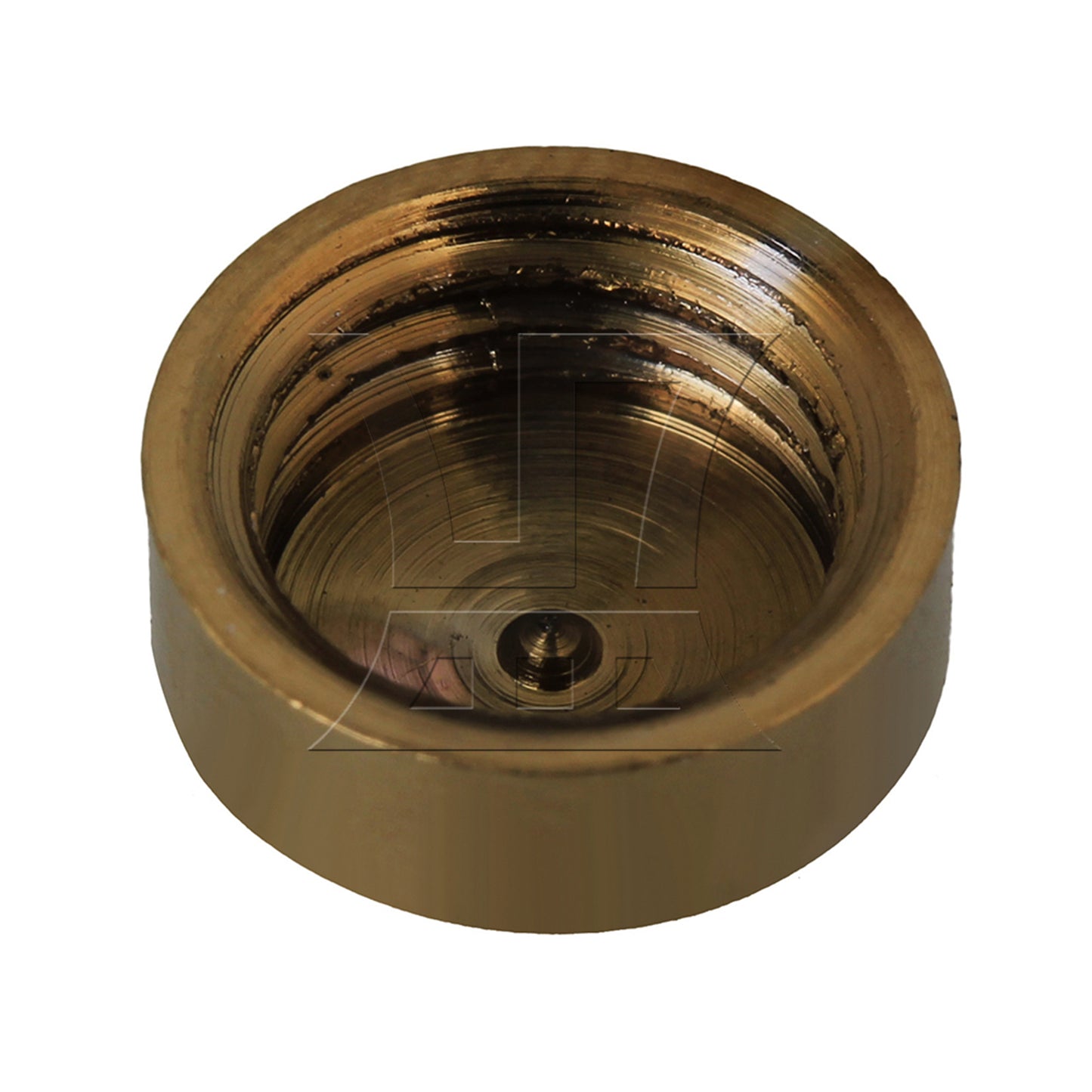 BQLZR  10mm Dia Decorative Furniture Table Mirror Caps Nails Copper Golden