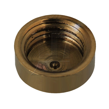 BQLZR  10mm Dia Decorative Furniture Table Mirror Caps Nails Copper Golden