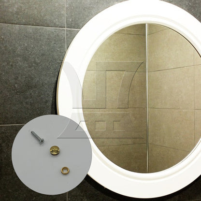 BQLZR  10mm Dia Decorative Furniture Table Mirror Caps Nails Copper Golden