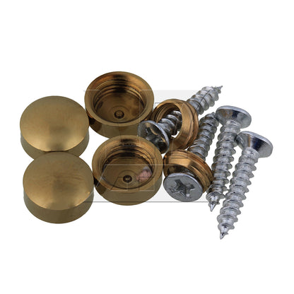 BQLZR  10mm Dia Decorative Furniture Table Mirror Caps Nails Copper Golden
