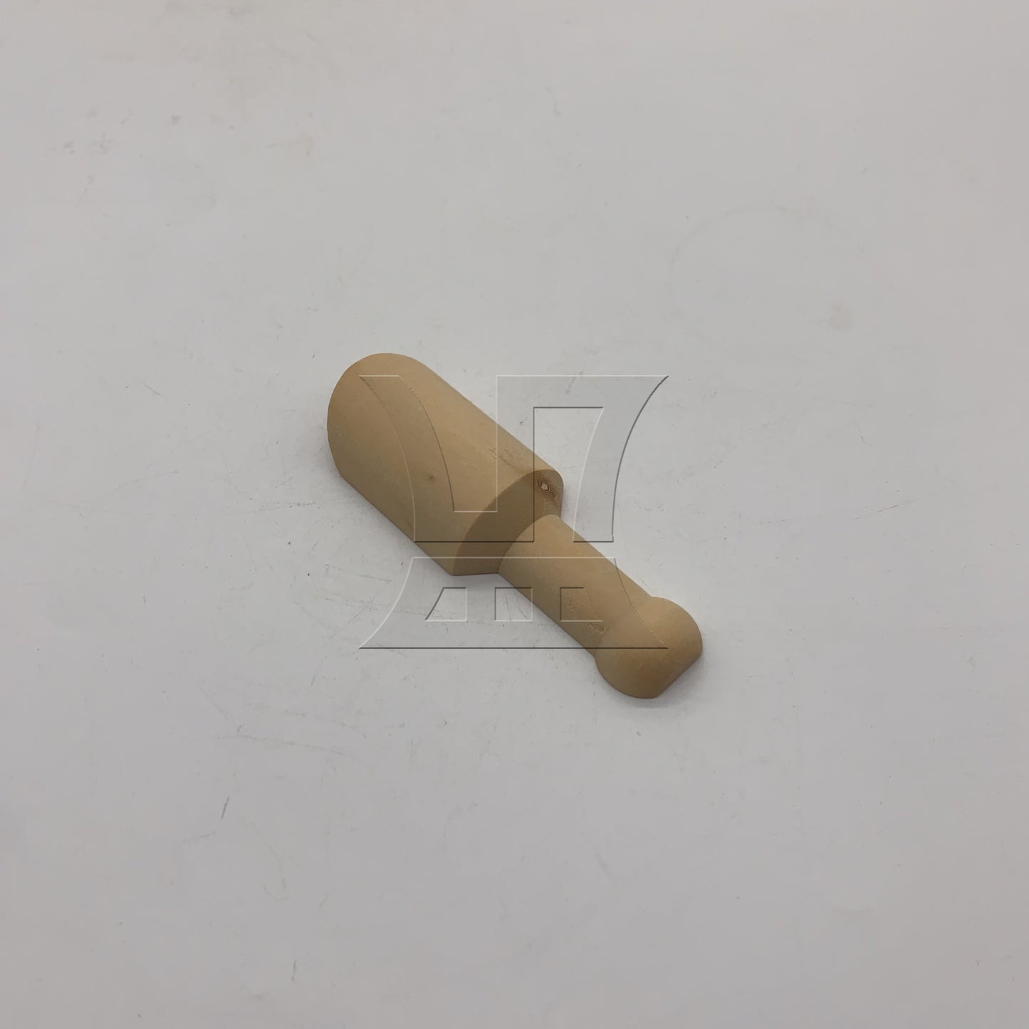 BQLZR 9.5x3.4cm Wood Color Natural Wooden Wood Salt Spoon Spice Spoons