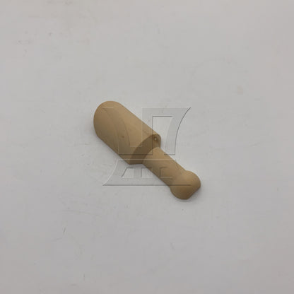 BQLZR 9.5x3.4cm Wood Color Natural Wooden Wood Salt Spoon Spice Spoons