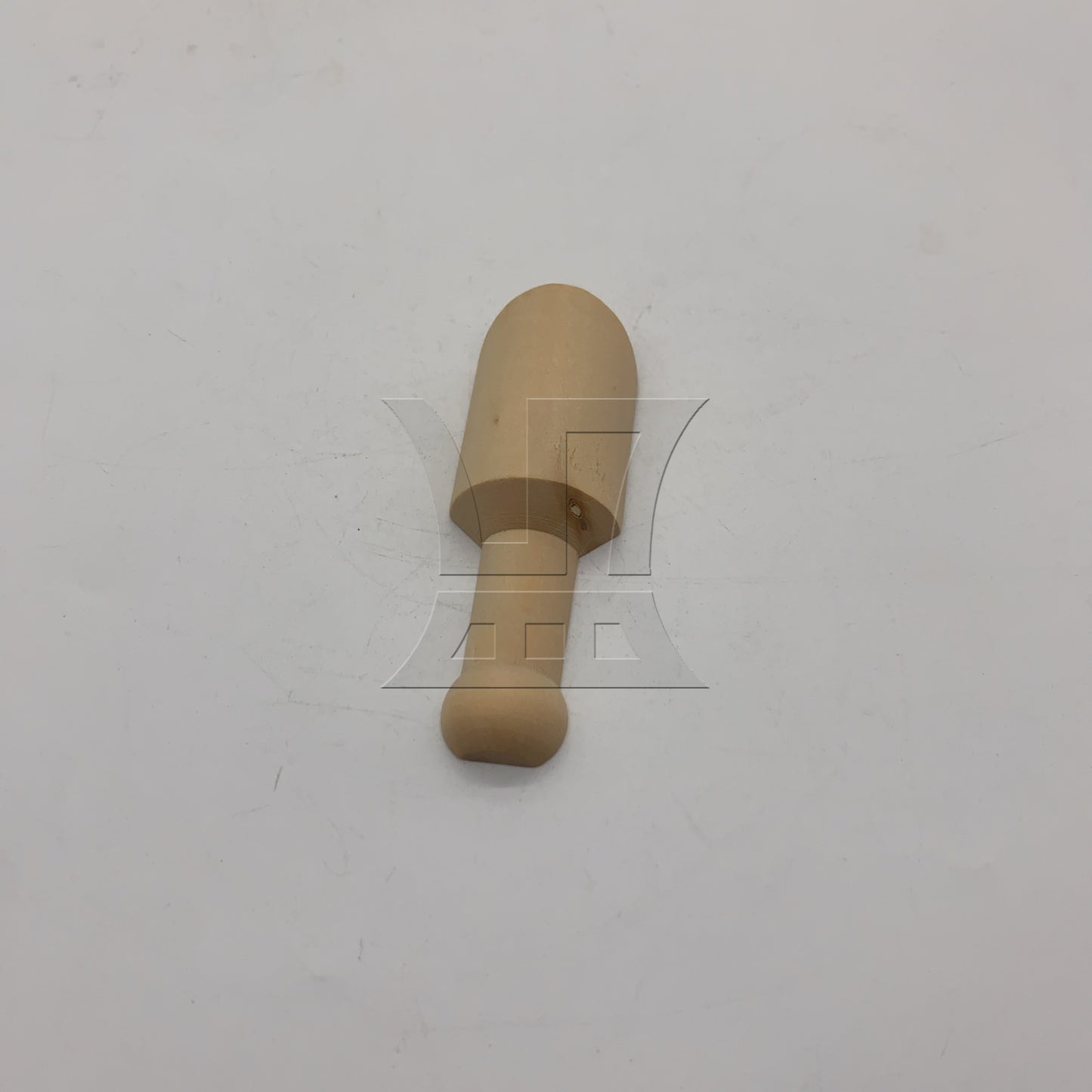 BQLZR 9.5x3.4cm Wood Color Natural Wooden Wood Salt Spoon Spice Spoons