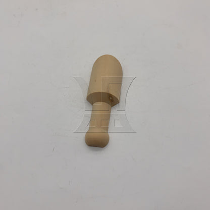 BQLZR 9.5x3.4cm Wood Color Natural Wooden Wood Salt Spoon Spice Spoons