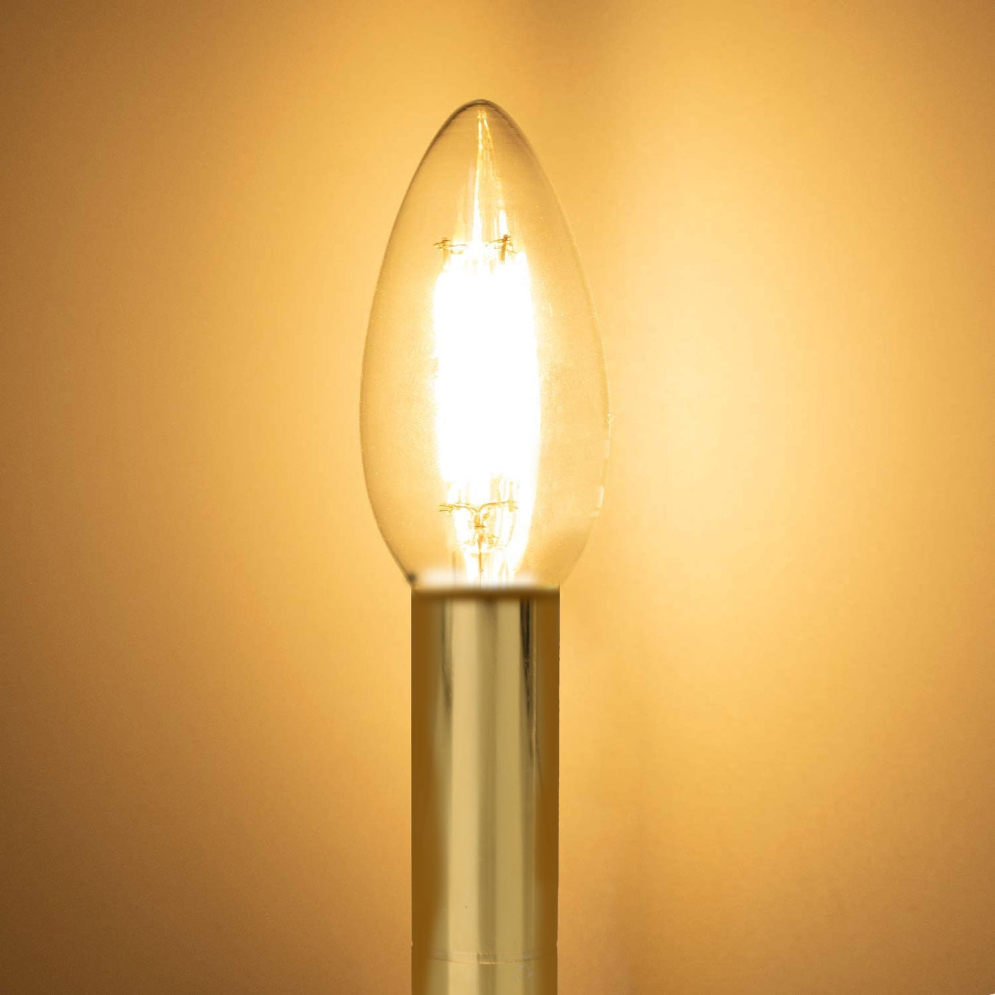 BQLZR Golden Chandelier Candle Light Covers for E14 Lamp Holder 10x2.5cm