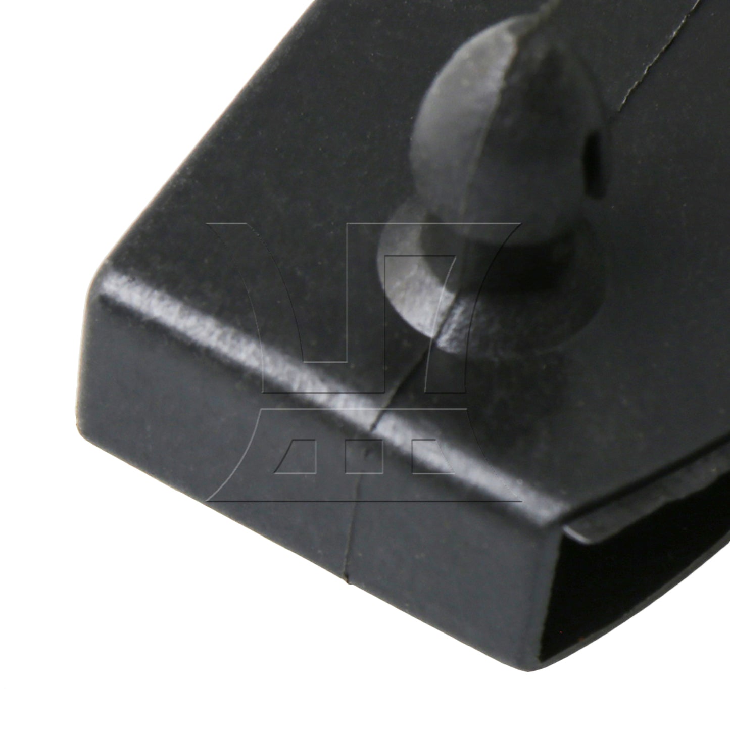 BQLZR 50Pcs Plastic Black Bed Slat Holder 55mm and 4Pcs Wood Chisel Replacement Kit