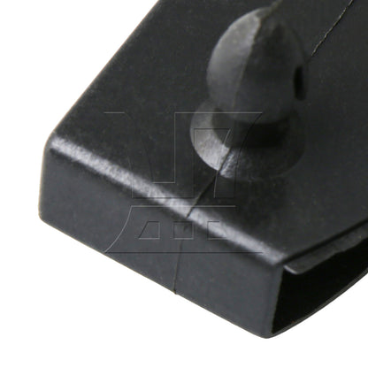 BQLZR 50Pcs Plastic Black Bed Slat Holder 55mm and 4Pcs Wood Chisel Replacement Kit