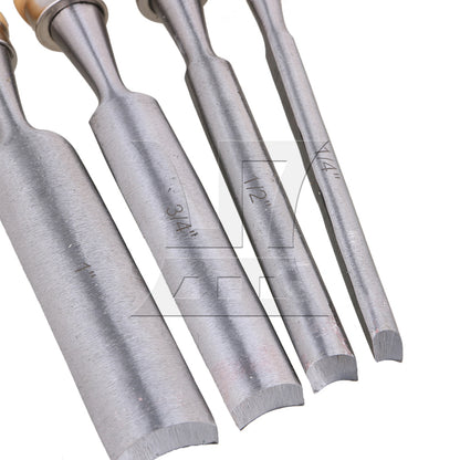 BQLZR 50Pcs Plastic Black Bed Slat Holder 55mm and 4Pcs Wood Chisel Replacement Kit