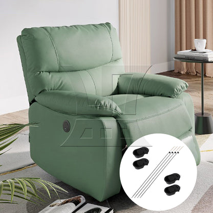 BQLZR Universal Black Metal Pull Recliner Handle with 4 Pieces Cable for Sofa