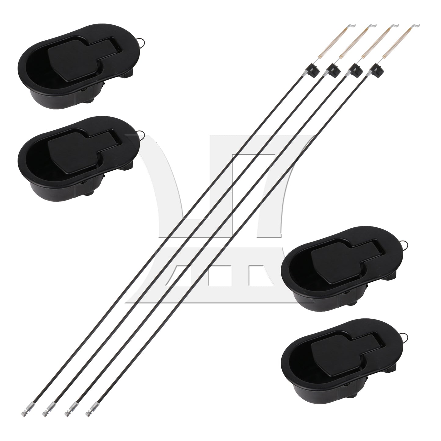 BQLZR 735mmx133mm Black Sofa Chair Settee Couch Recliner Cable Furniture BQLZR