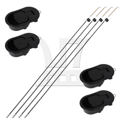 BQLZR 735mmx133mm Black Sofa Chair Settee Couch Recliner Cable Furniture BQLZR