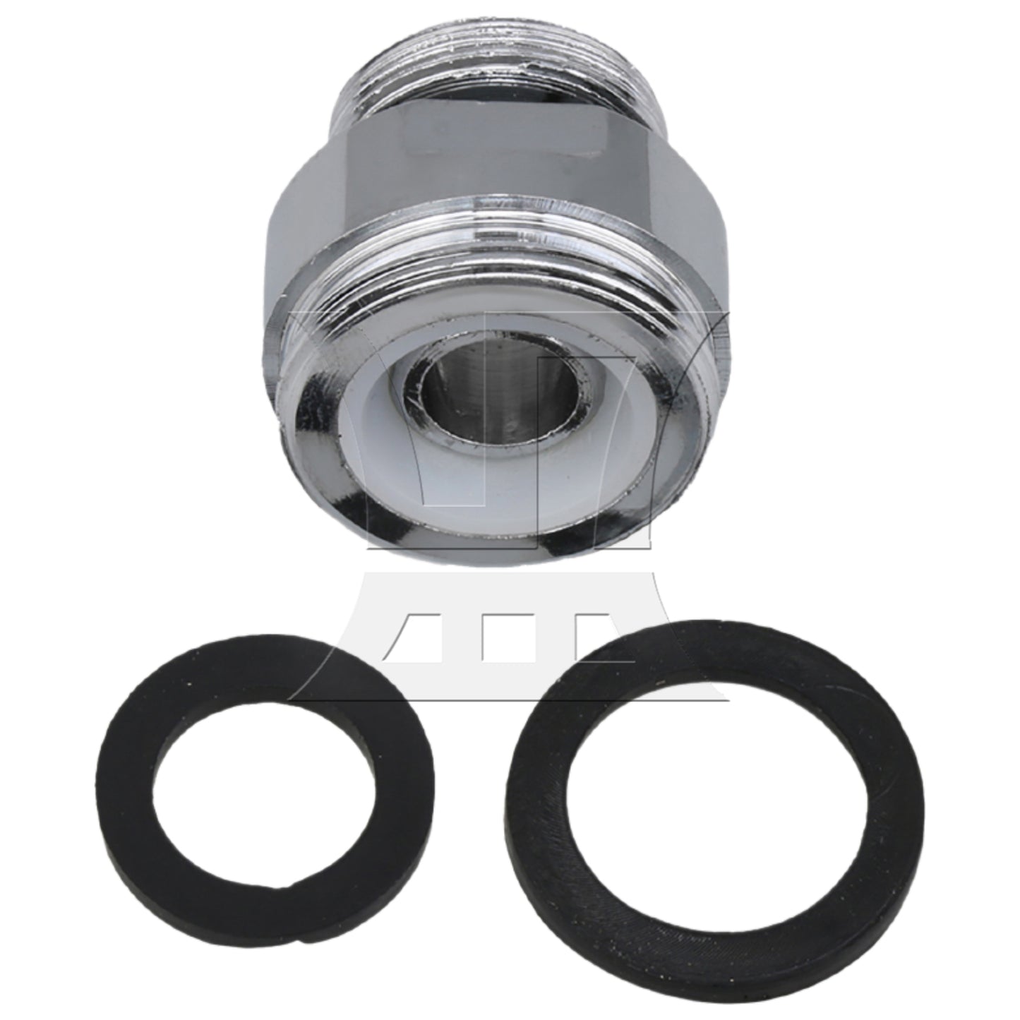 BQLZR Faucet Garden Hose Adapter Kit Sink Swivel Attachments 18 to 22mm Silver